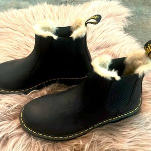 Doc Marten boots with Sheepskin Lining- 8